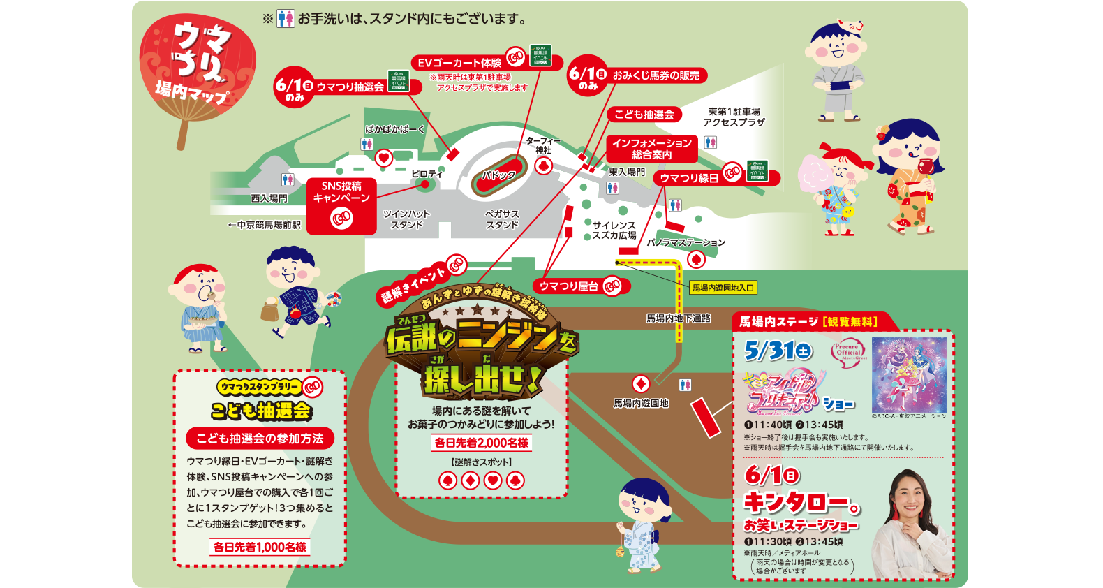 ウマつり場内マップ